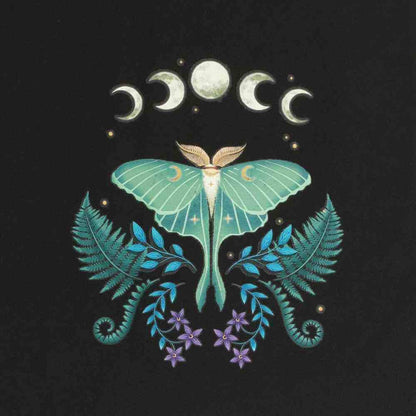 Luna Moth Polycotton Tote Bag for Everyday Use Lunch Boxes & Totes Spirit of equinox Quirky Turkey Gifts