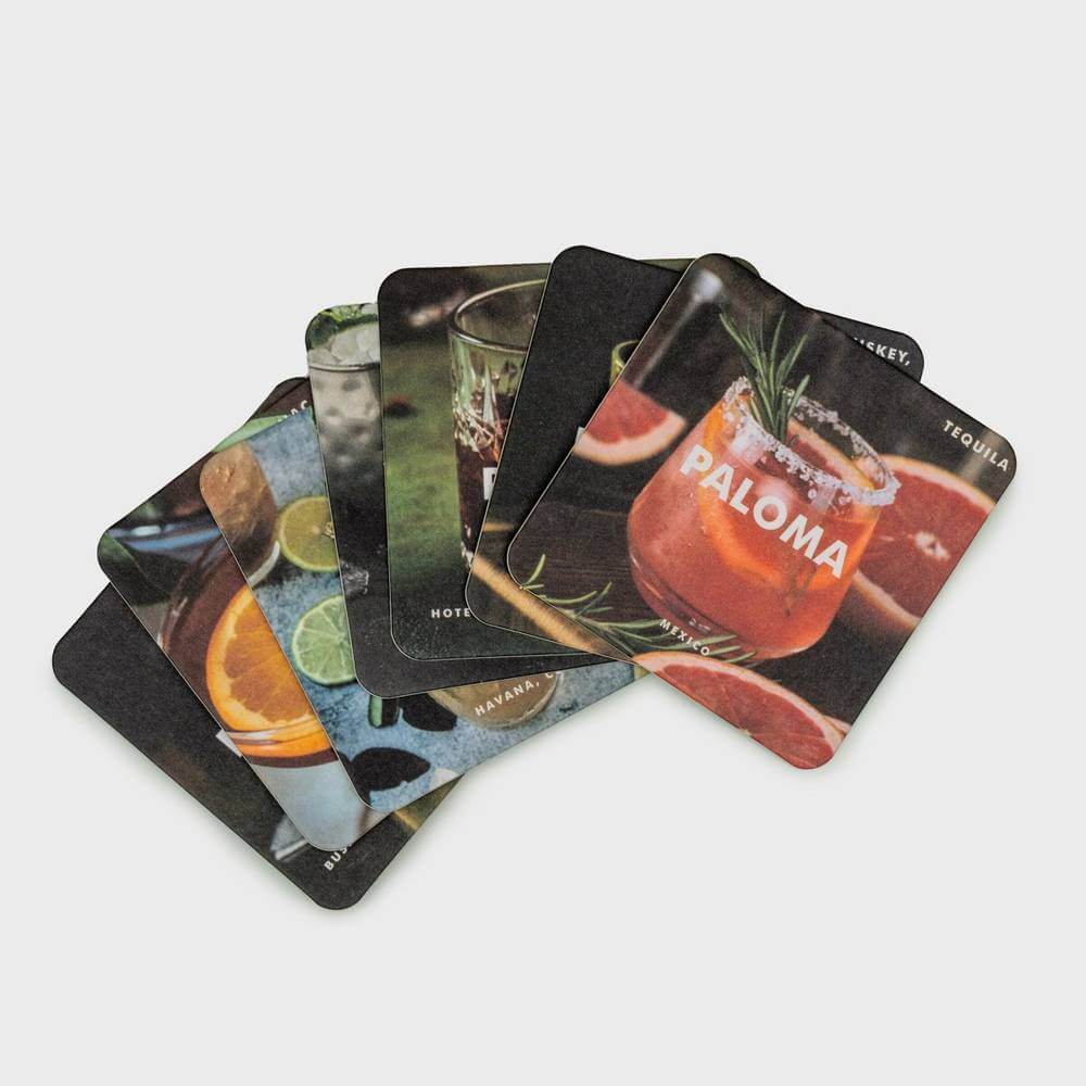 Mixologist Easily Make Your Own Cocktail 48 Coaster Set Gadgets SuckUK Quirky Turkey Gifts