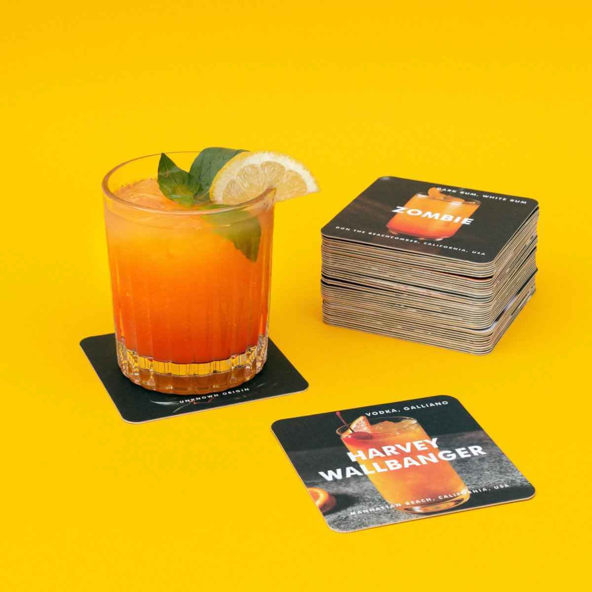 Mixologist Easily Make Your Own Cocktail 48 Coaster Set Gadgets SuckUK Quirky Turkey Gifts