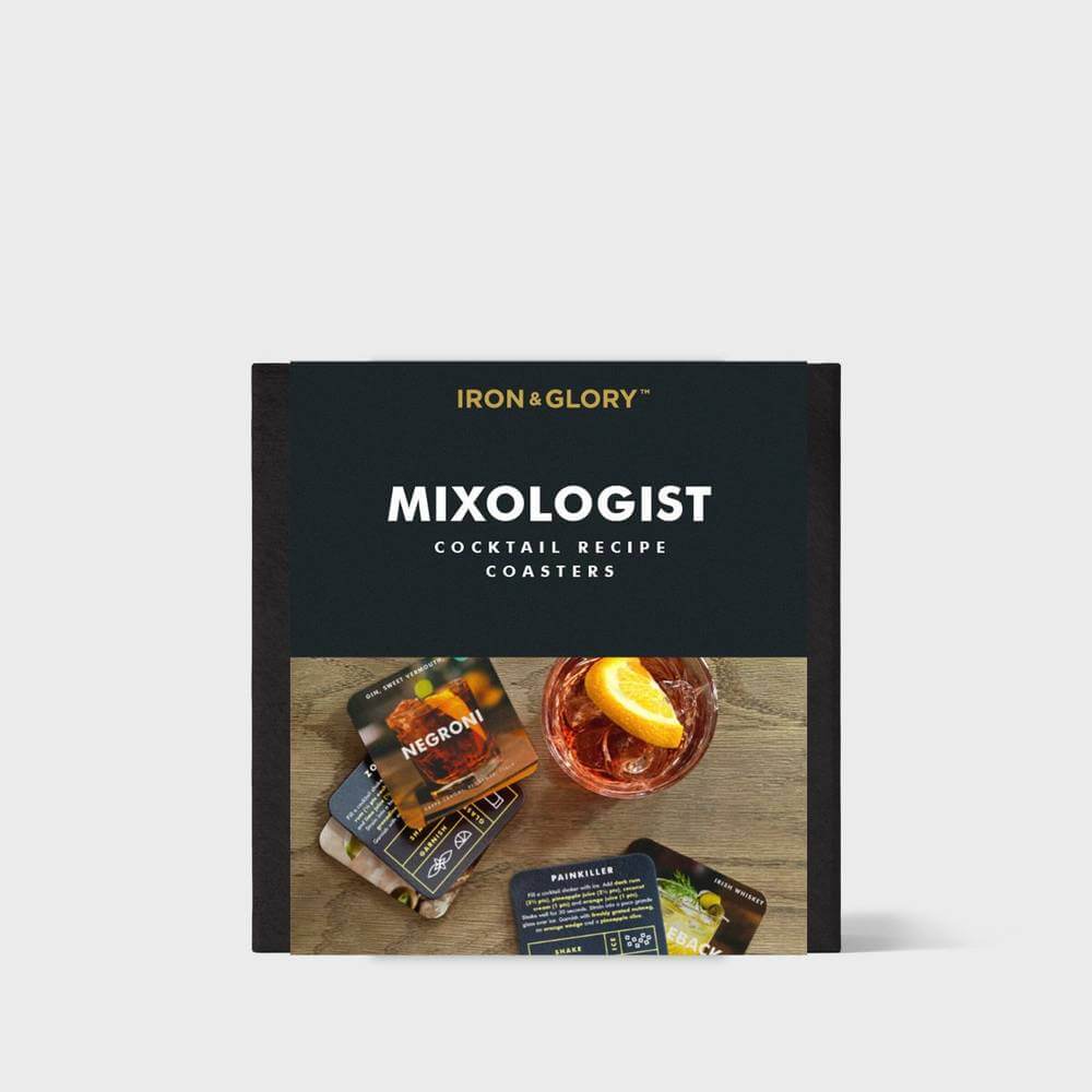 Mixologist Easily Make Your Own Cocktail 48 Coaster Set Gadgets SuckUK Quirky Turkey Gifts