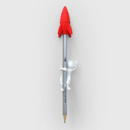 Moon Walk Erasers, Astronaut &amp; Rocket Eraser and Pencil Set Gadgets SuckUK Quirky Turkey Gifts