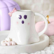 Mr And Mrs Boo Ghost Shaped Mugs For Halloween Fun Mugs & Cups Spirit of equinox Quirky Turkey Gifts