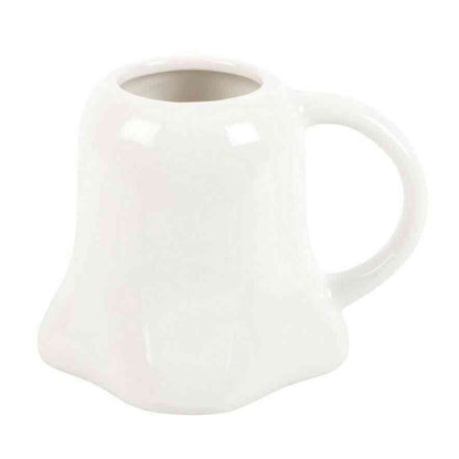 Mr And Mrs Boo Ghost Shaped Mugs For Halloween Fun Mugs & Cups Spirit of equinox Quirky Turkey Gifts