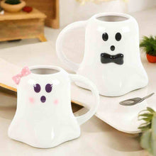 Mr And Mrs Boo Ghost Shaped Mugs For Halloween Fun Mugs & Cups Spirit of equinox Quirky Turkey Gifts