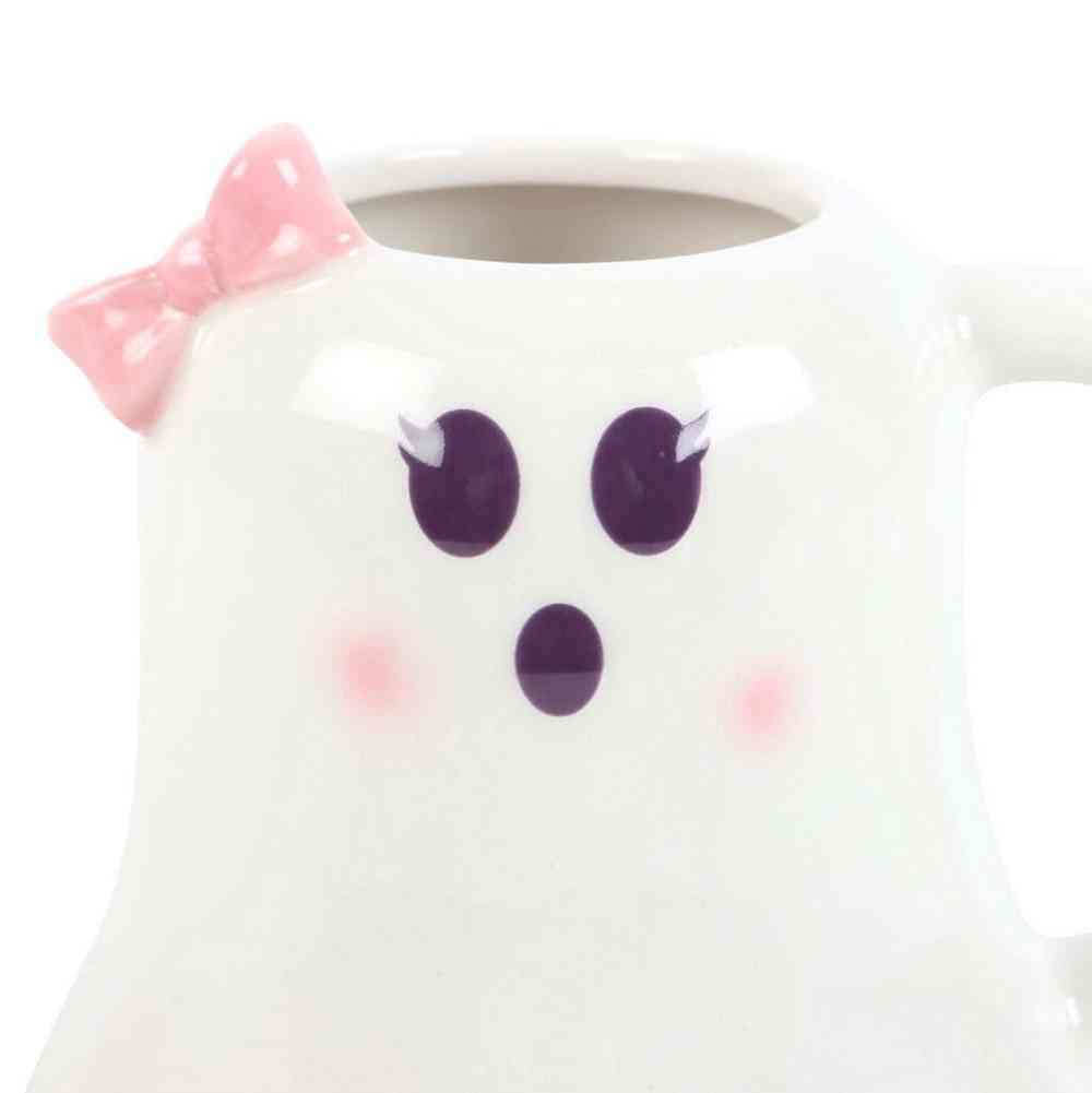 Mr And Mrs Boo Ghost Shaped Mugs For Halloween Fun Mugs & Cups Spirit of equinox Quirky Turkey Gifts