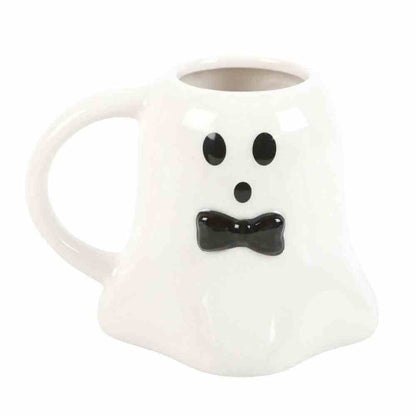 Mr And Mrs Boo Ghost Shaped Mugs For Halloween Fun Mugs & Cups Spirit of equinox Quirky Turkey Gifts