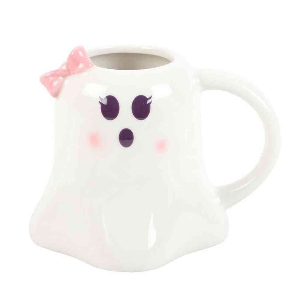Mr And Mrs Boo Ghost Shaped Mugs For Halloween Fun Mugs & Cups Spirit of equinox Quirky Turkey Gifts