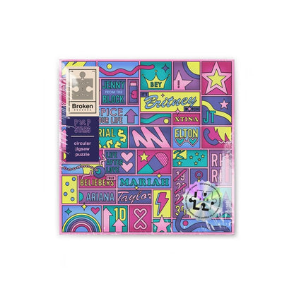 Pop Stars, Broken Records, Unique vinyl LP-shaped Jigsaw puzzles Gadgets SuckUK Quirky Turkey Gifts