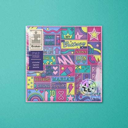 Pop Stars, Broken Records, Unique vinyl LP-shaped Jigsaw puzzles Gadgets SuckUK Quirky Turkey Gifts