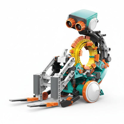 5-in-1 Mechanical Coding Robot STEM Kit | Construct & Create Quirky Turkey Gifts