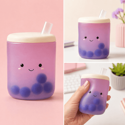 Boba Squish-Tea Vanilla Scented Squishy Stress Toy Quirky Turkey Gifts