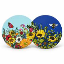 Ceramic Coasters Sunflower Bee Butterfly Flowers Floral Quirky Turkey Gifts