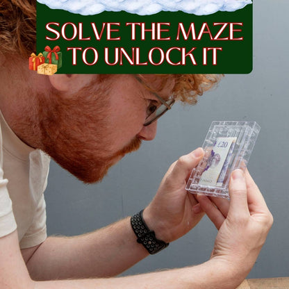 Christmas Gift Card Escape Maze | Money Puzzle Box | Boxer Gifts Quirky Turkey Gifts