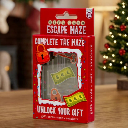 Christmas Gift Card Escape Maze | Money Puzzle Box | Boxer Gifts Quirky Turkey Gifts