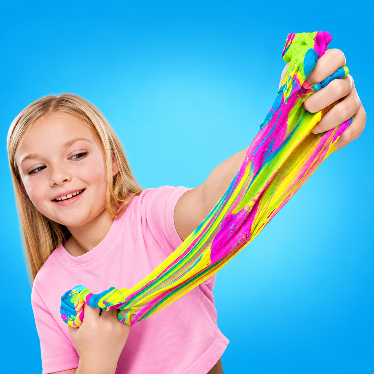 Compound Kings Butter Cloudz Swirls Rainbow Cotton Candy Slime – 380g, Ages 4+ Quirky Turkey Gifts
