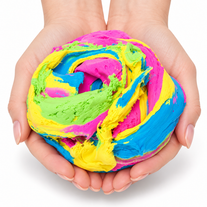 Compound Kings Butter Cloudz Swirls Rainbow Cotton Candy Slime – 380g, Ages 4+ Quirky Turkey Gifts