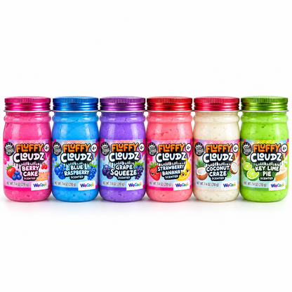Compound Kings Fluffy Cloudz Scented Slime - 210g, Ages 4+ Quirky Turkey Gifts