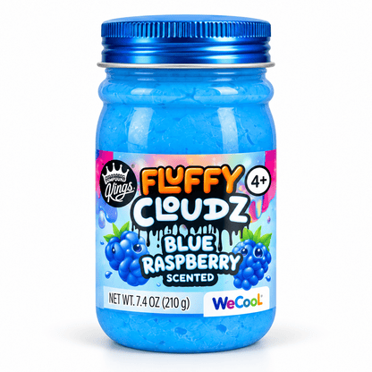 Compound Kings Fluffy Cloudz Scented Slime - 210g, Ages 4+ Quirky Turkey Gifts