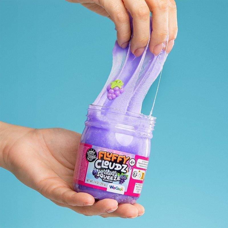 Compound Kings Fluffy Cloudz Scented Slime - 210g, Ages 4+ Quirky Turkey Gifts