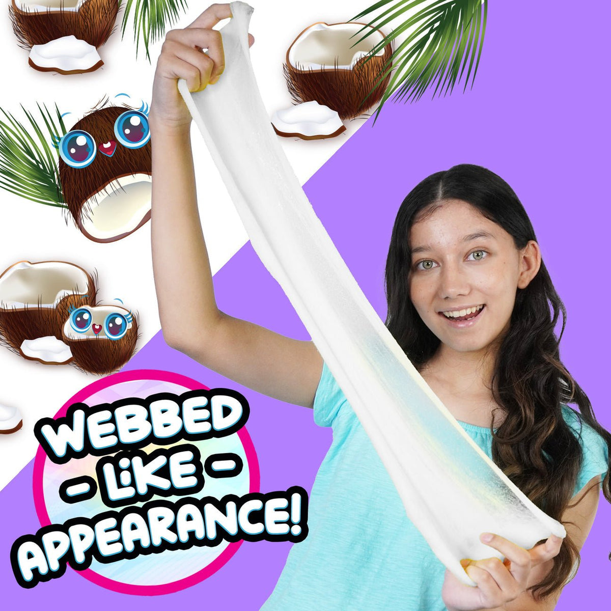 Compound Kings Fluffy Cloudz Scented Slime - 210g, Ages 4+ Quirky Turkey Gifts