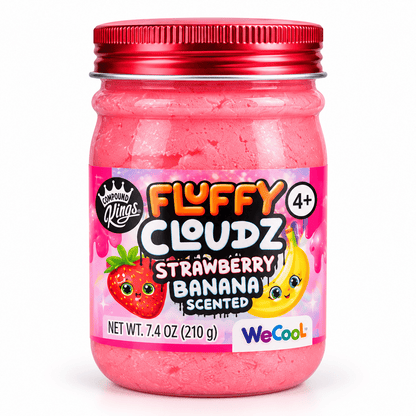 Compound Kings Fluffy Cloudz Scented Slime - 210g, Ages 4+ Quirky Turkey Gifts