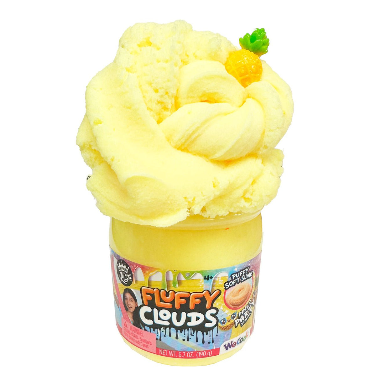 Compound Kings Fluffy Cloudz Scented Slime - 210g, Ages 4+ Quirky Turkey Gifts