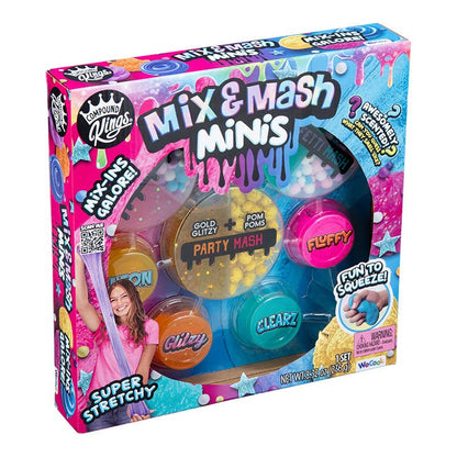 Compound Kings Mix & Mash Minis Slime Kit – Ages 4+ Quirky Turkey Gifts