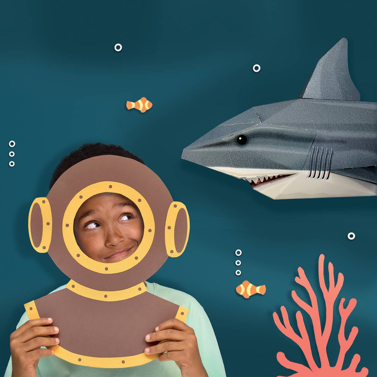 Create Your Own Snappy Shark | 3D Wall Craft Kit Quirky Turkey Gifts