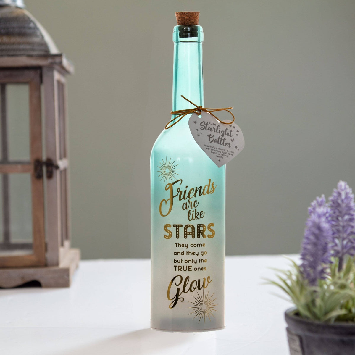 Friends Are Like Stars Luxe Starlight Bottle | Boxer Gifts Quirky Turkey Gifts