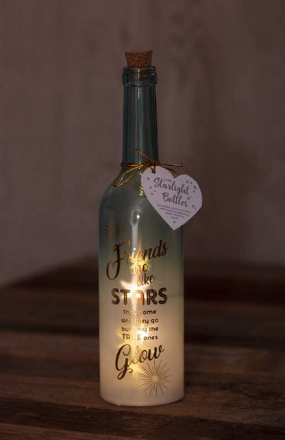 Friends Are Like Stars Luxe Starlight Bottle | Boxer Gifts Quirky Turkey Gifts
