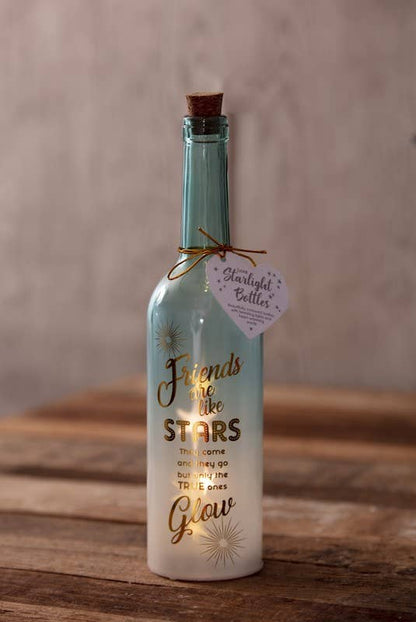 Friends Are Like Stars Luxe Starlight Bottle | Boxer Gifts Quirky Turkey Gifts