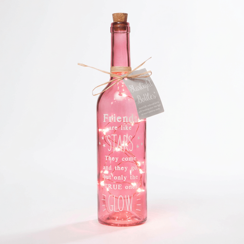 Friends Are Like Stars Starlight Bottle | Friendship Gift | Boxer Gifts Quirky Turkey Gifts