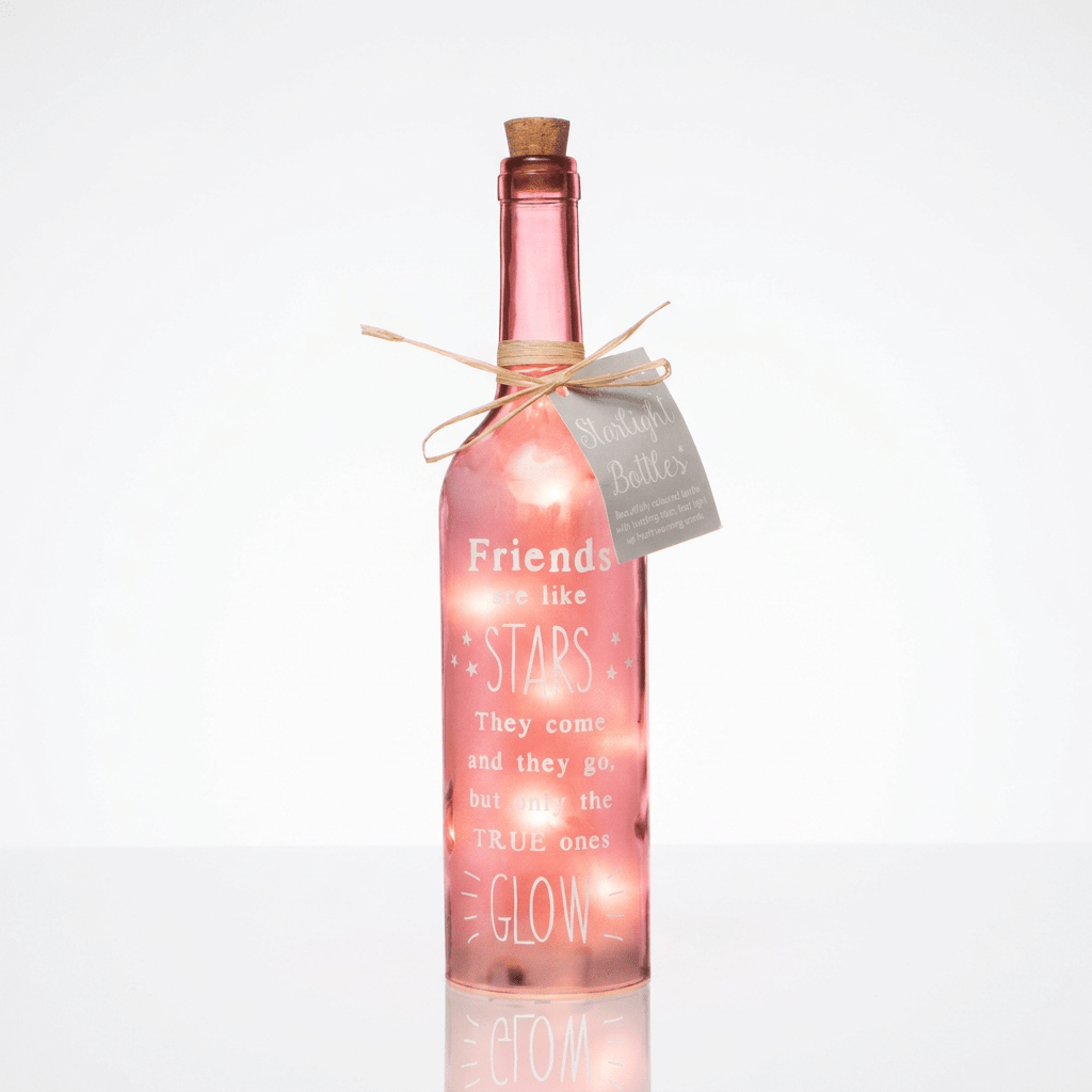 Friends Are Like Stars Starlight Bottle | Friendship Gift | Boxer Gifts Quirky Turkey Gifts
