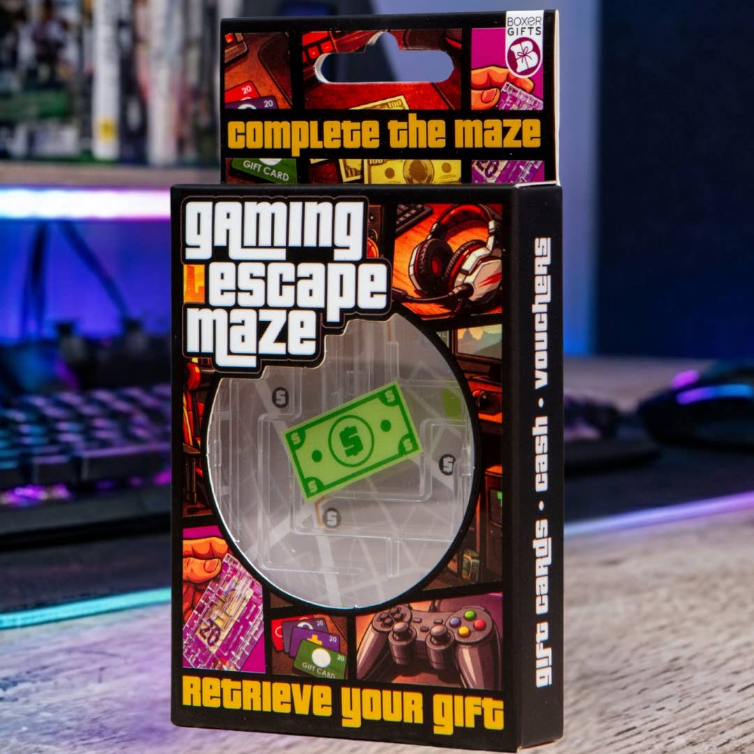 Gaming Gift Card Escape Maze | Money Puzzle Box | Boxer Gifts Quirky Turkey Gifts