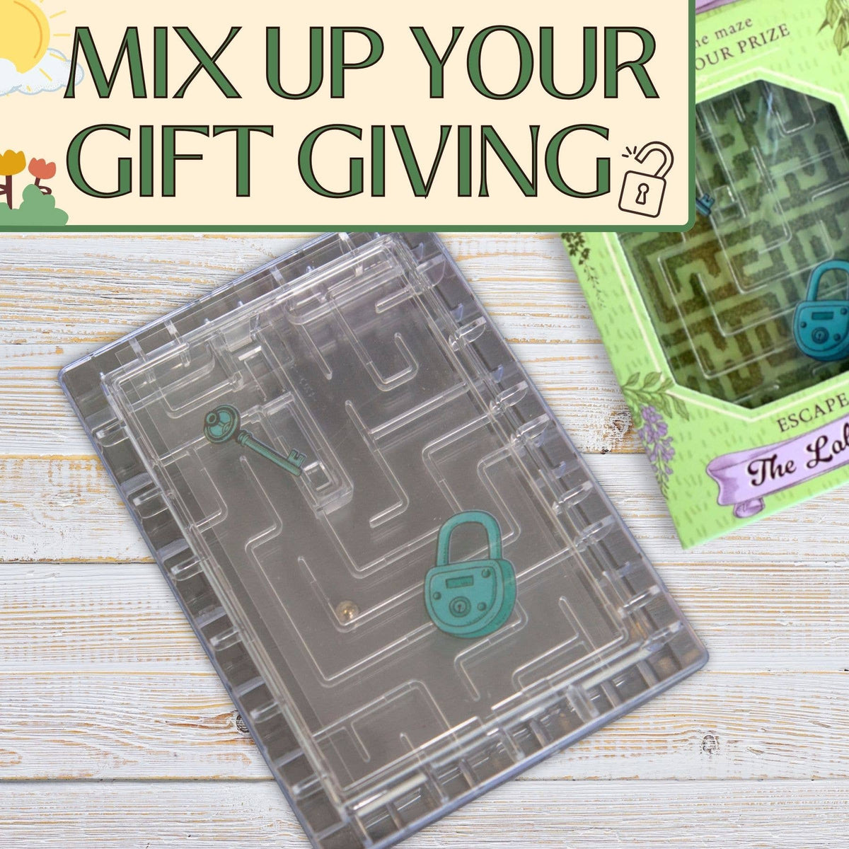 Garden Labyrinth Escape Maze Puzzle | Gardening Gift | Boxer Gifts Quirky Turkey Gifts