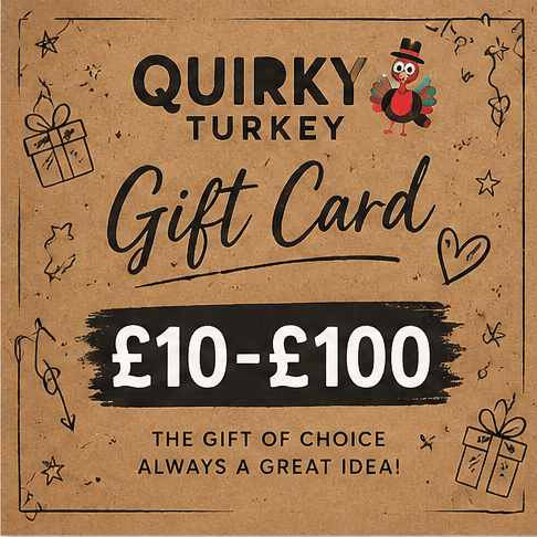 Gift cards Quirky Turkey Gifts