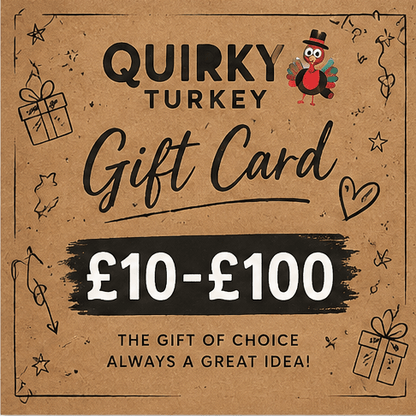 Gift cards Quirky Turkey Gifts