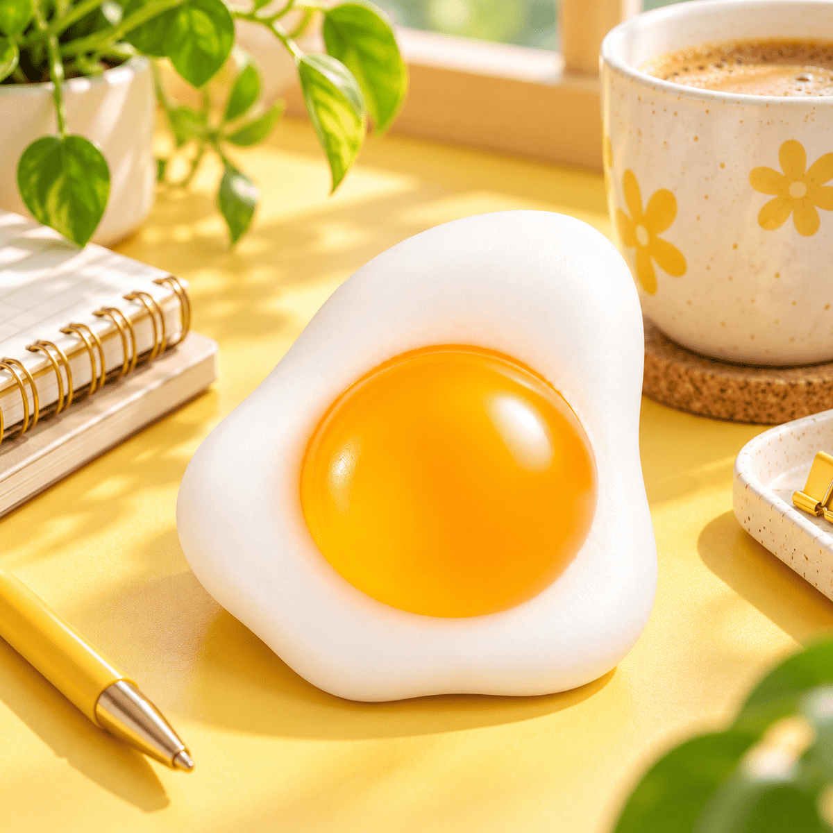 HARIBO Fried Egg Squishy Toy - Maltose-Filled Squishiez Quirky Turkey Gifts