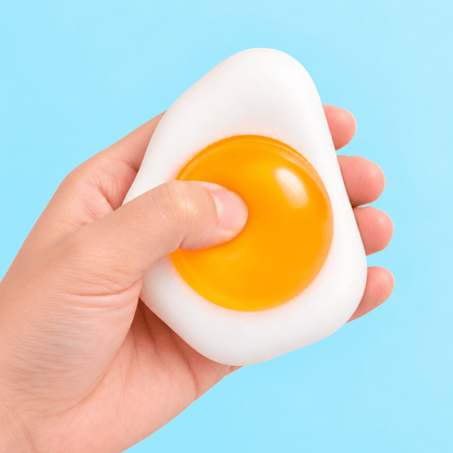 HARIBO Fried Egg Squishy Toy - Maltose-Filled Squishiez Quirky Turkey Gifts