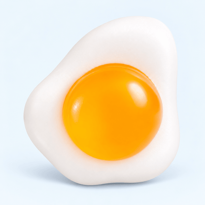 HARIBO Fried Egg Squishy Toy - Maltose-Filled Squishiez Quirky Turkey Gifts