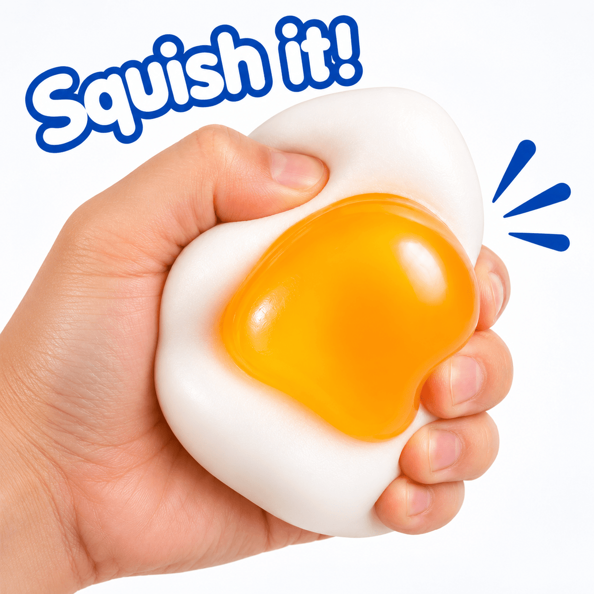 HARIBO Fried Egg Squishy Toy - Maltose-Filled Squishiez Quirky Turkey Gifts