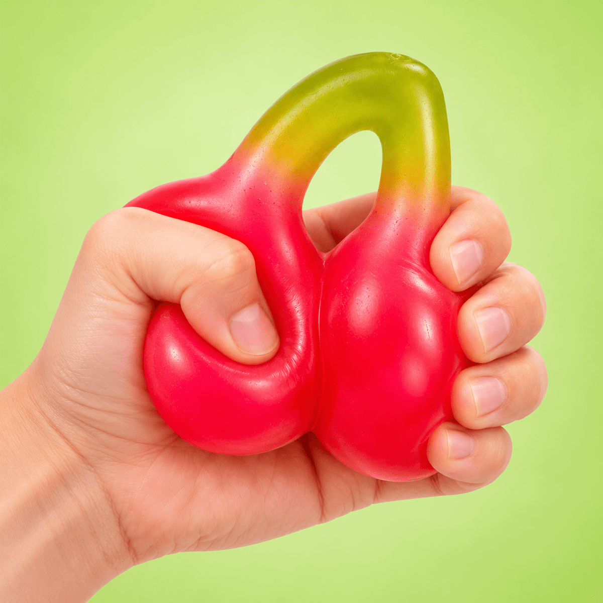 HARIBO Happy Cherry Squishy Toy - Maltose-Filled Squishiez Quirky Turkey Gifts