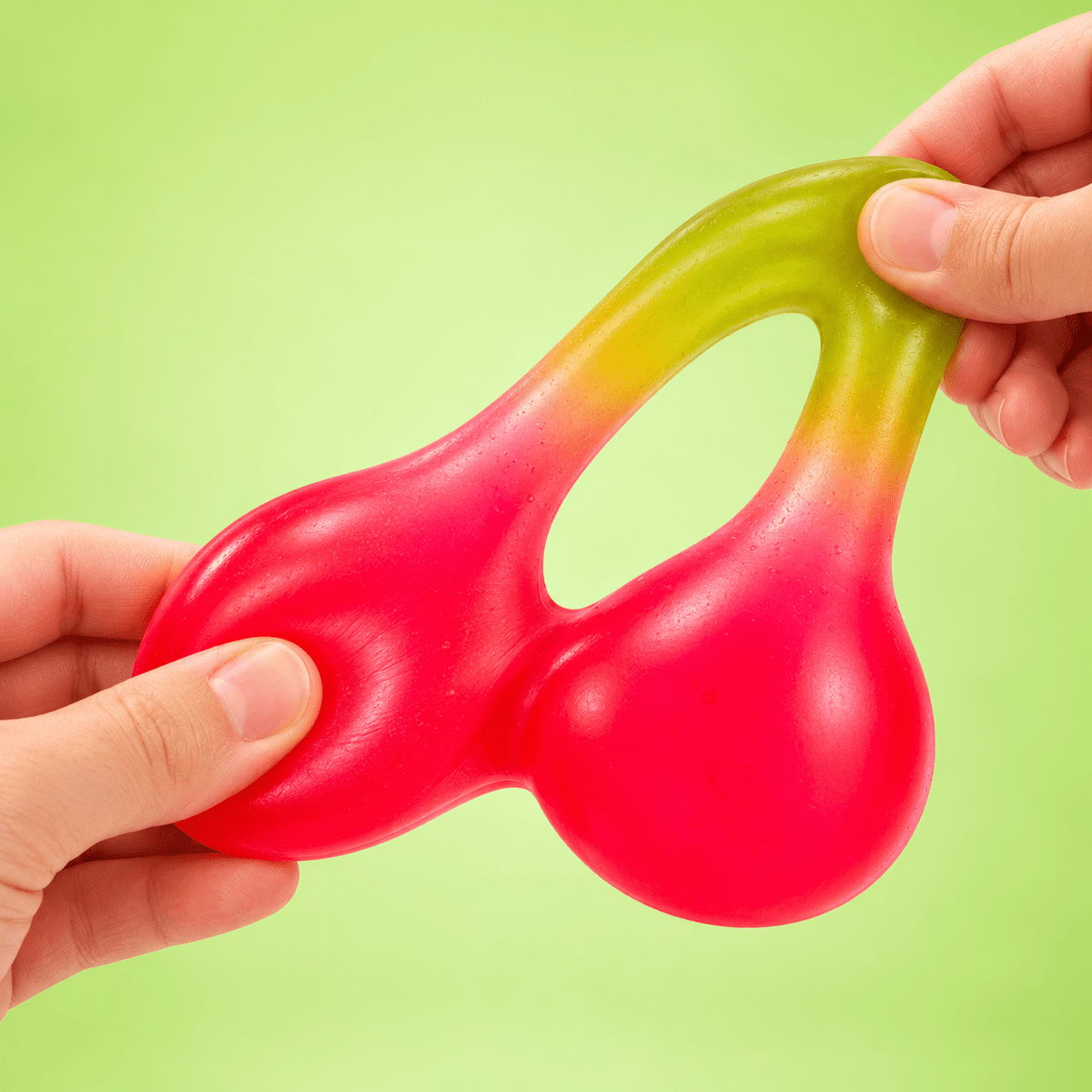 HARIBO Happy Cherry Squishy Toy - Maltose-Filled Squishiez Quirky Turkey Gifts