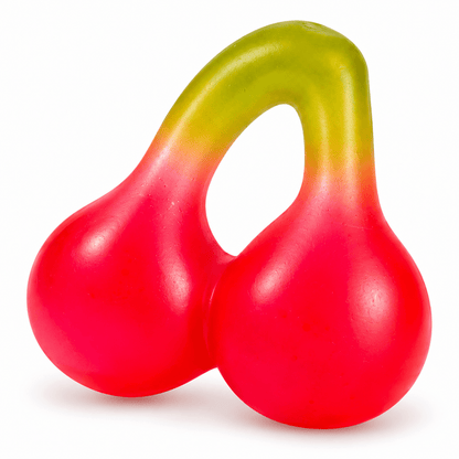 HARIBO Happy Cherry Squishy Toy - Maltose-Filled Squishiez Quirky Turkey Gifts