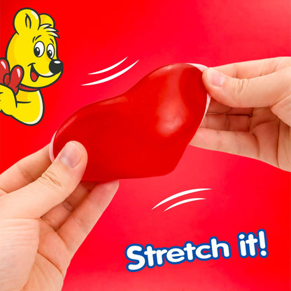 HARIBO Love Heart Squishy Toy - Maltose-Sugar Filled Squishiez Quirky Turkey Gifts