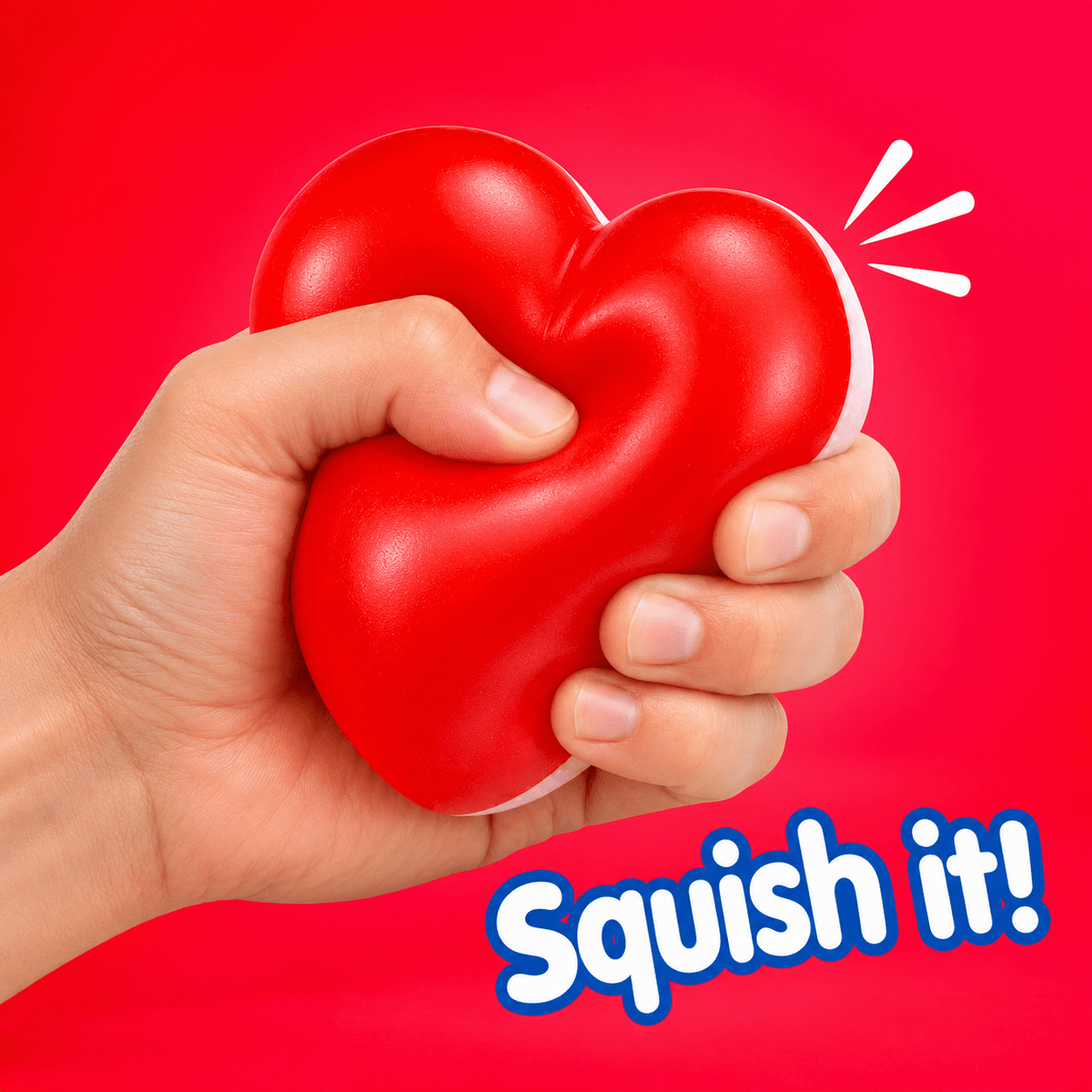 HARIBO Love Heart Squishy Toy - Maltose-Sugar Filled Squishiez Quirky Turkey Gifts