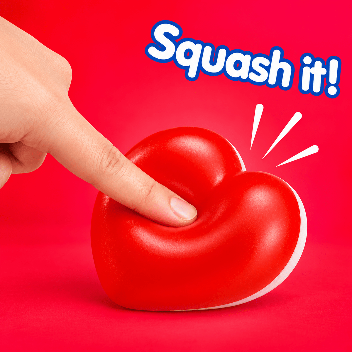 HARIBO Love Heart Squishy Toy - Maltose-Sugar Filled Squishiez Quirky Turkey Gifts