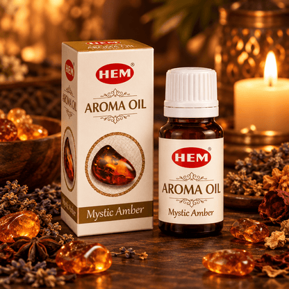 HEM Amber Aroma Oil 10ml | Home Fragrance Quirky Turkey Gifts