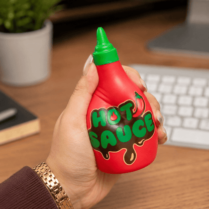 Hot Sauce Squishy Stress Toy | Boxer Gifts Quirky Turkey Gifts