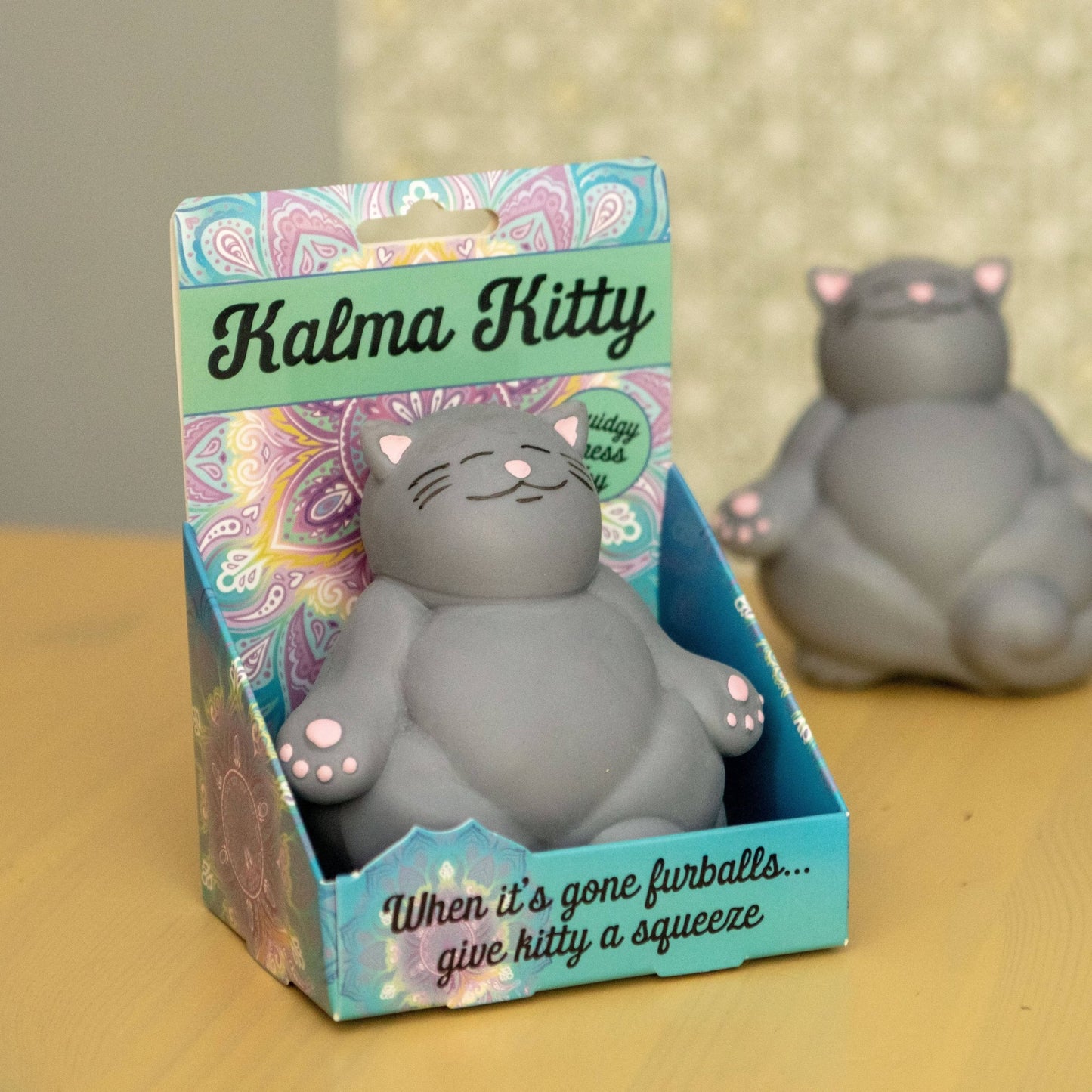 Kalma Kitty Cat Squishy Stress Toy & Fidget Toy | Boxer Gifts Quirky Turkey Gifts